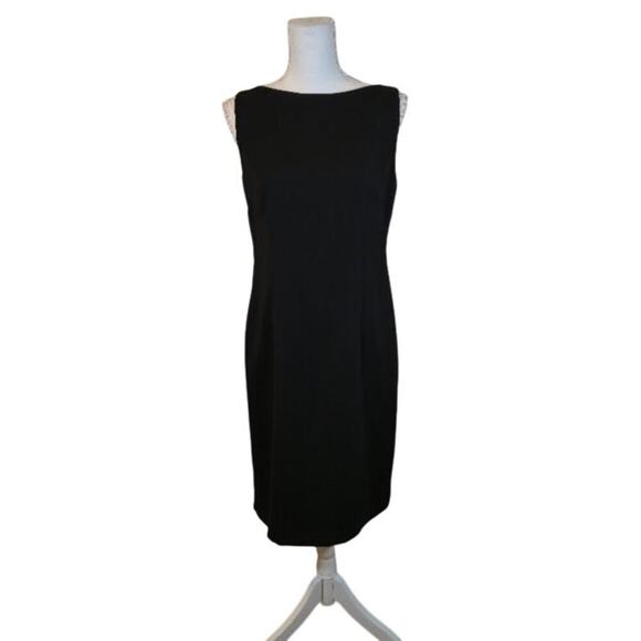 Yansi Fugel Dresses & Skirts - Yansi Fugel Women's Black Midi Dress Size 8 Closet Essential Event Classic